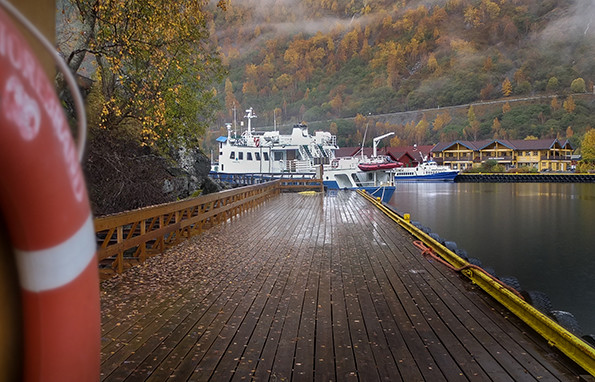 Le port de Flam en Norvege