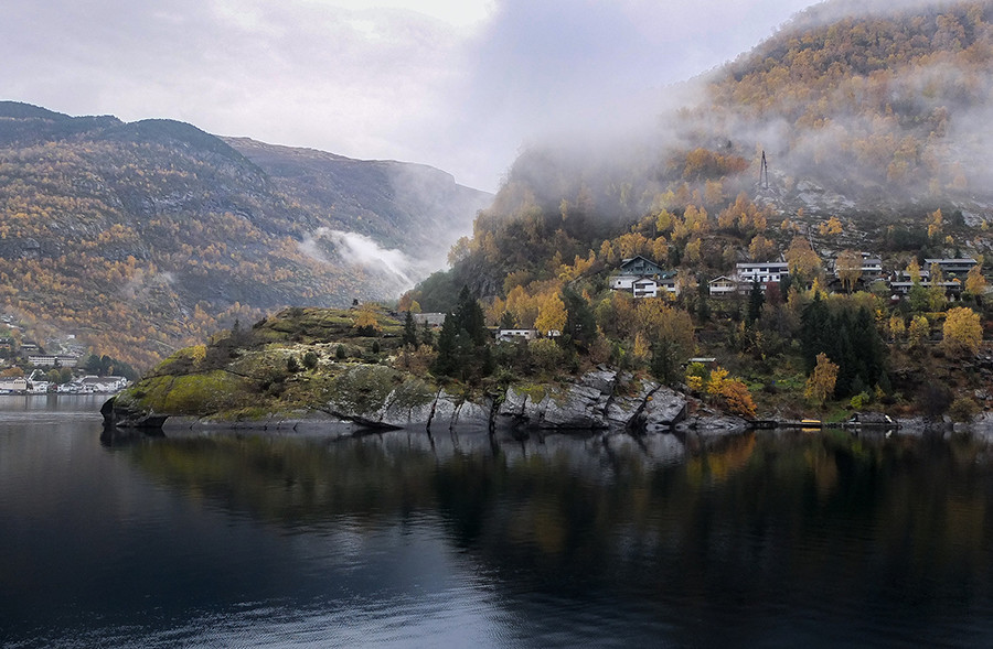 le Nærøyfjord fjord de Norvege UNESCO